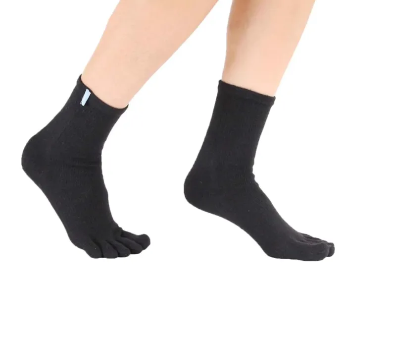 Toe Toe Unisex Sport Socks Cool Max in Black Size 3-5.5UK